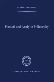 Husserl and Analytic Philosophy by R. Cobb-Stevens (English) Paperback Book
