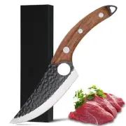 Viking Knife Japanese Professional Kitchen Knife, Hand Forged Meat Cleaver