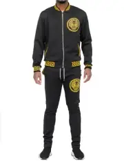 Men’s Tech Scuba Tracksuit Jogging Set Soft Fabric Party Dancing Stretch Flex