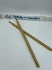 NEW PAIR OF PEARL Handmade Drum Sticks 5B Wood Tip