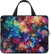 Laptop Case Sleeve Shockproof Computer Carrying Bag Colorful Rainbow Stars Notebook Case Cover Laptop Bag Water Resistant Computer Cases Tablet Briefcase for Travel Business 15 Inch
