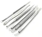 BLACKHEAD REMOVER TOOLS COMEDONE EXTRACTOR ANCE BLEMISH BEAUTY TRAVEL KIT OF 6
