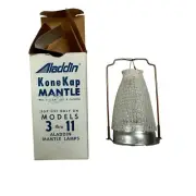Vintage Aladdin Oil Lamp Kone Kap Mantle Models 3 Thru 11 NOS NIB