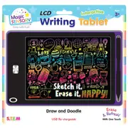 Interactive LCD Writing Tablet - Purple Art (USB Rechargable)