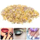 Nail Art Resin Pearl Nail Decals Nail Art Kit Resin Nail Pearl Flatback
