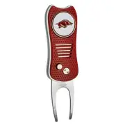 Team Golf NCAA Arkansas Razorbacks Switchblade Divot Tool with Double-Sided