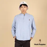 在飛比找momo購物網優惠-【Hush Puppies】男裝 襯衫 休閒直條紋漁夫帽狗亨