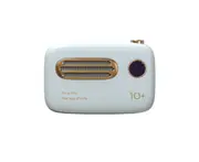 Mini Retro Power Bank Cute 10000Mah Fast Charge With Digital Display-Blue