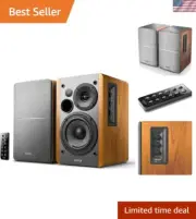 R1280DB Powered Bluetooth Bookshelf Speakers - Optical Input - Wireless Studi...