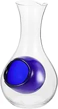 KOCKSHION Distinctive Japanese Glass Sake Decanter Cold Sake Chiller Elegant Wine Carafe for Restaurant Bar