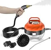 High Pressure Steam Cleaner, 2500W Handheld High Temp Portable Steamer for Cleaning with 3 Brush Heads Steam Cleaners for Home Use, Car Detailing, Kitchen, Bathroom, Furniture