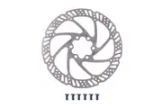 Tektro 1- Piece Disc Brake Rotor [Thickness: 1.8mm] [Size: 180mm] [Mount Type: 6-Bolt]