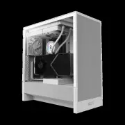 NZXT CC-H52FW-01 H5 FLOW 2024 ATX MID TOWER CASE. 2*120mm Case Fans included, White