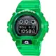 CASIO 卡西歐 G-SHOCK 時尚繽紛三眼半透明腕錶-綠色DW-6900JT-3