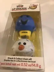 Disney Tsum Tsum Lip Smackers-Frozen-Olaf +DORY Blue Tang Berry BNIP