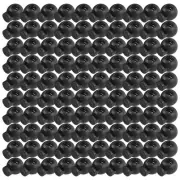 100 Piece Cord Stopper DIY Black Plastic Connector Cord Lock Stopper Switch3410