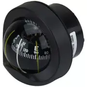 Marine Compass, Boat Autonautic Bulkhead Mount Black Compass NEW 85mm Card