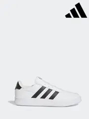 adidas White Black Breaknet Trainers (K94417) | $115