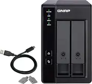 QNAP TR-002-A-US 2 Bay USB Type-C Direct Attached Storage (DAS) with Hardware RAID (Diskless)