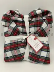 Pottery Barn Kids Stewart Plaid Flannel Adult Pajama Small Red Green #H382