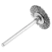10Pcs 22mm Mini Stainless Steel Wire Brush Polishing Wheel For Grinder