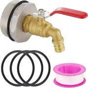 55 Gallon Drum Spigot, 2 Inch Drum Faucet, Brass 55 Gallon Water Storage Barrel
