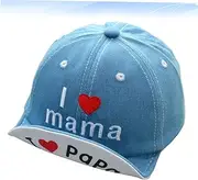 [BESTYASH] Summer Sun Hat for Boys and Girls Baseball Cap Outdoor Sun Protection Breathable Mesh Casual Cap Sequins Letters Strawberry Pattern Light