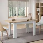 160 Dining Table with Extendable Top Home Kitchen Wooden Table