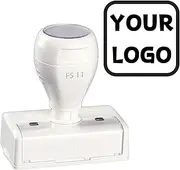 Custom Stamp,Multiple Sizes Custom Logo Stamp - Upload Your Own Image,Personalized Self-Inking Rubber Stamp - Use for Address Stamp,Teacher Stamps for Classroom -Easy Grading (20x50mm)