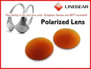 LINEGEAR Cardinal Red Polarized Lens for Oakley Over The Top Fire [OTT-CR-POLA]