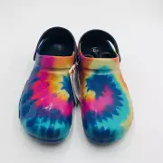 Brand New Crocs Unisex Bistro Tie Dye Sandals Shoes Size Men 13