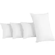 King Size 4 Pack Bed Pillows Medium*2 Firm*2 Microfibre Fiiling
