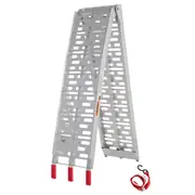 Aluminium Folding Loading Ramp ATV Motorbike Motorcycle Trailer 2.3m 340KG Capacity