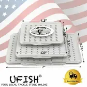 UFISH 3 Box Set Fly Fishing Flies Carry On Tackle Storage Organizer Trout