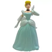 Cinderella PVC Figure Cake Topper Ball Gown Dress 2.75" Tall 1992 Mattel Disney