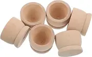 IMIKEYA 6 Pcs Cute Wooden Egg Holder Tray for Easter Home Decor Natural Egg Display for Kitchen Countertop for Easter Day Table Decoration