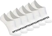 [Sperry] Women's 6-Pack Arch Hugger Liner Socks – No Show, Non-Slip, Cushioned, Invisible Socks for Women Sneaker, Low Cut