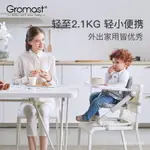 ⭐臺灣出貨+免運 GROMAST寶寶餐椅兒童喫飯椅子多功能可折疊便攜式座椅嬰兒學坐椅