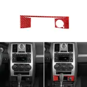 Red For Chrysler 300 2008-2010 Carbon Fiber Below The Power Socket Trim Cover (for: Chrysler)