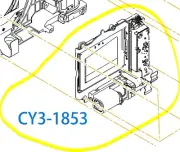 New Canon EOS R, EOS-R Shutter Ass'y Parts CY3-1853
