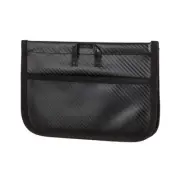 Napolex Car Trash Can Ultra Thin Large Capacity Lining Center Console Mountable