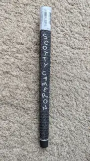 Scotty Cameron Black Dancing Cameron Cord Putter Grip Brand New! Authentic!