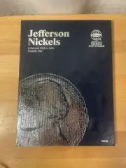Official Whitman Coin Folder New Jefferson Nickels 1938-1961 Number One 9009