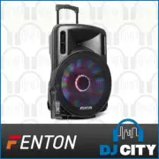 PA Speaker Portable LED/Microphone/Remote Karaoke 15" 800W W/ Battery Light Show