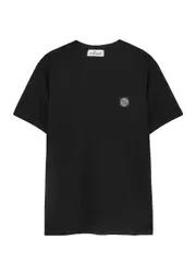 Stone Island Kids Logo Cotton T-shirt (10-12 Years) - Black 12 years