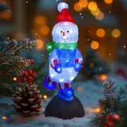 Acrylic Snowman on Snowball
