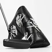 Golf Club Covers Fairway Wood Head Covers Hybrid Club Covers Leather Mallet Putter Covers Blade Head Covers Available for Most Brands BLK Dancing Skull-Blade Cover Embossed PU Leather