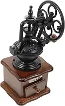 Zerodeko Hand Grinder Manual Coffee Grinders Wooden Vintage Design Hand Crank Home Coffee Maker Stylish Practical