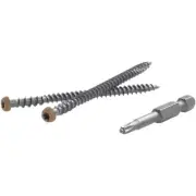 FastenMaster TrapEase 3, #10 x 2-1/2 In. Brown Ultimate Composite Deck Screw