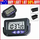 Small Portable Digital Travel Alarm Clock Automotive Electronic Stopwatch AU